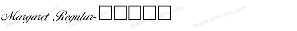 Margaret Regular字体转换